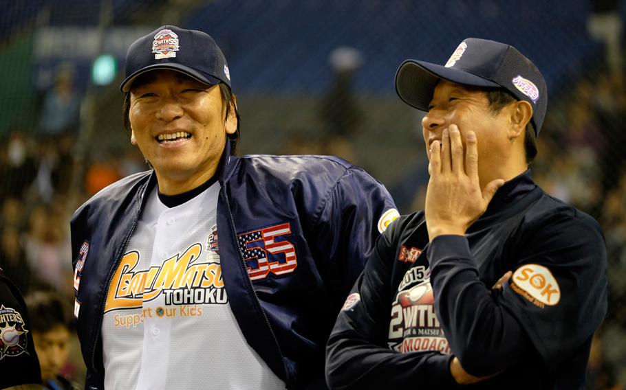 Jeter, Matsui team with DODDS, Japanese players in tsunami relief game