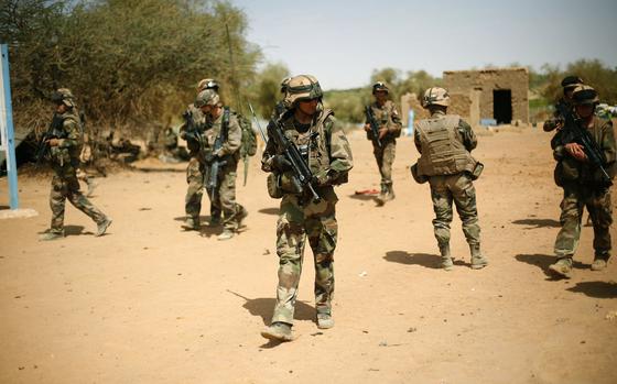 French soldiers in northern Mali.