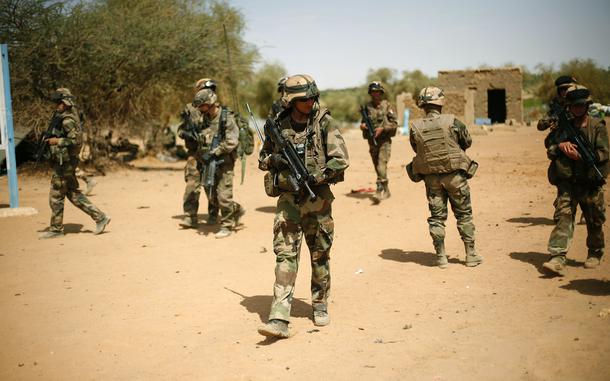 French soldiers in northern Mali.