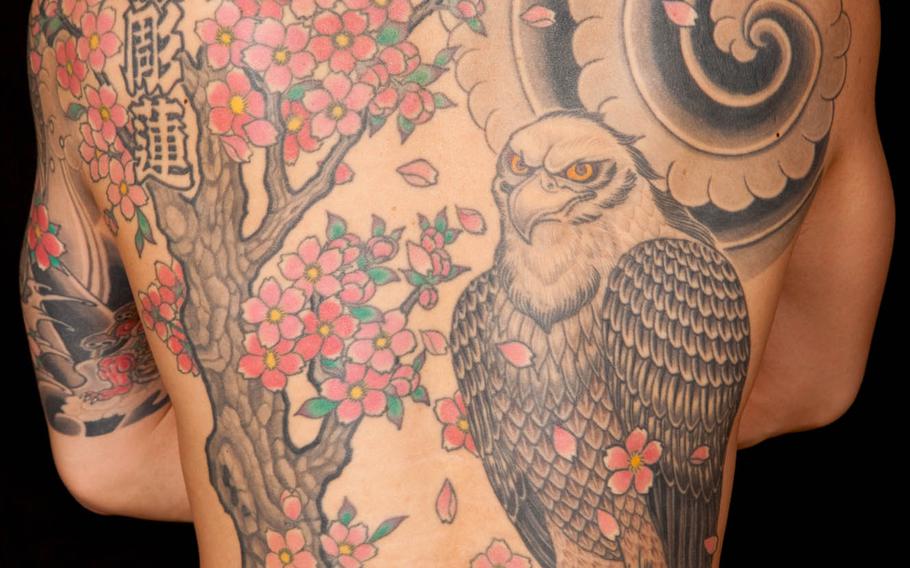 Meaningful ink Japanese Tattoos analyzes art forms history design   Stars and Stripes