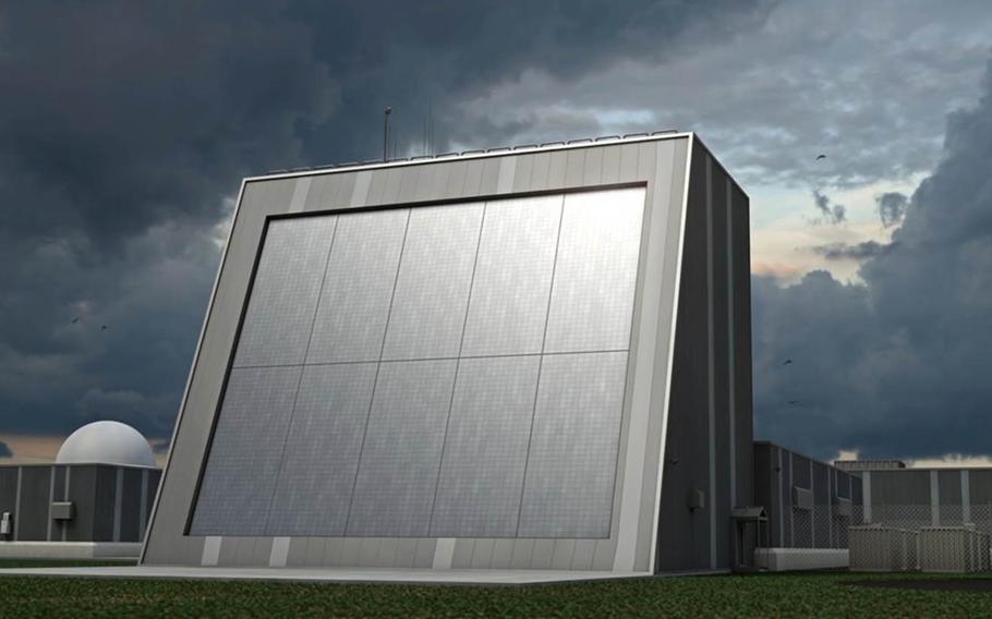 The Missile Defense Agency is seeking public feedback on potential locations in Hawaii for the Homeland Defense Radar, shown here in an artist's conceptual rendering.