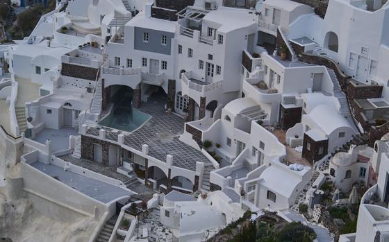 A group of buildings in Greece.