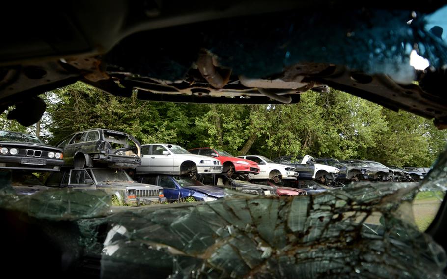 Erich's repair shop and junkyard in Baumholder, Germany, has done a lot of business with Americans since the shop opened in the 70s.