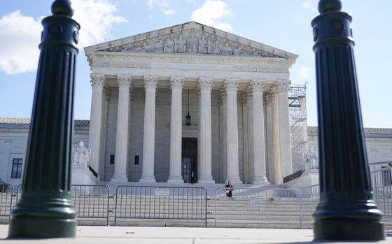 The Supreme Court building in Washington.