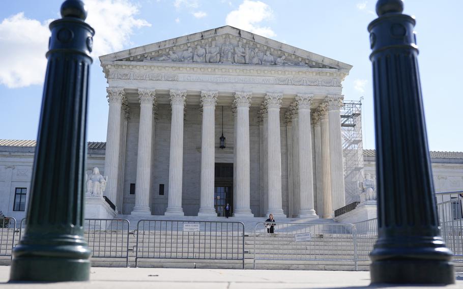 The Supreme Court building in Washington.