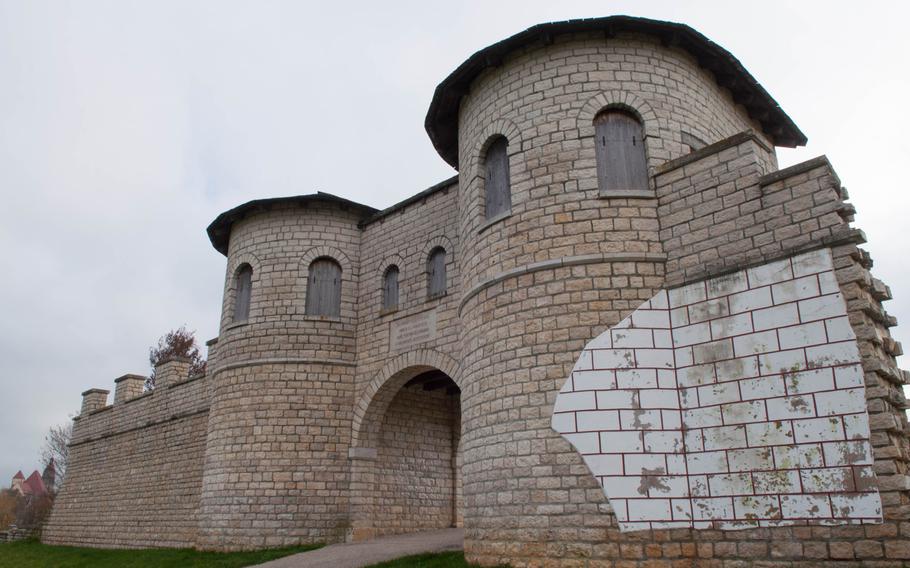 The remains of the Biriciana Roman fort is the main attraction of Weissenburg?s historic walkabout, the main part of which is the remains of the northern gate.